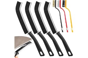 Lets Joy 7 Pezzi Spazzola per La Pulizia delle Fessure, Spazzola per Pavimenti Multifunzione, Spazzole per Pulitore di Fessure a Dettaglio, Spazzole di Pulizia per Fessure di Finestre Cucine Bagno