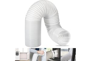 ZEILABANG KAKADI Abluftschlauch,150mm Durchmesser 2M Länge,PVC Abluftschlauch Klimaanlagen,Einziehbarer Klimaanlagenschlauch,Verwendet für Klimaanlage Wäschetrockner Abzugshaube Dunstabzugshaube