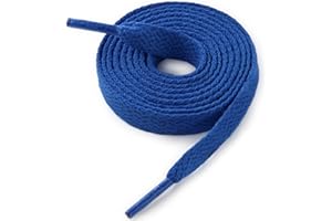 CCSOFTIME Lacci Scarpe Piatti Colorati(1-2 Paia), Lacci per Air Force 1 Converse per Ogni Tipo Di Calzatura Ginnastica, e Scarpe Piatti Robuste e Resistenti de Bambini e Adulti-Larghezza 8mm