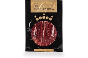 ALISES Prosciutto 100% Iberico di Ghiandaia - Fette tagliate a mano 100g - Prosciutto Iberico Pata Negra - Prosciutto Crudo Spagnolo - Confezionato sottovuoto - 100% Jamon Iberico de Bellota
