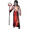 amscan 9905059 Childs Skeleton Fire Reaper Halloween Fancy Dress Costume Age 8-10 Years