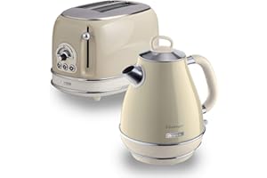 Ariete ARPK1 Kettle and Toaster Sets, Beige