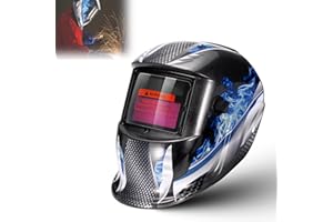 Casco per saldatura solare, Salangae Maschera per Saldatura Automatica con Funzione di Protezione dall'oscuramento, Maschera per TIG MIG ARC Applicazioni di Saldatura