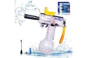 SOGNOTOY Pistola Dell'acqua Elettrica,Pistola Dell'acqua Per Giocattoli Della Piscina,Pistola Dell'acqua A spruzzo ad Alta Potenza Autonomo Con Lontana Portata,Electric Water Gun