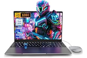 PINSTONE Laptop PC Computer 16 GB RAM LPDDR4 512 GB SSD 15,6 pollici UHD Celeron N5095 Processore Computer con Touch ID WiFi5 Bluetooth 4.0 Tipo C USB 3.0 (Film tastiera inclusa)