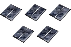 DMiotech 5Stk 3V 110mA 60mm x 55mm Mini Solar Zelle für DIY Strom Projekt
