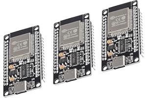 WNYINYY 3 x ESP32 WROOM USB Type-C WLAN Wi-FI + BT+ BLE MCU Development Board ESP 32 Compatible avec Arduino