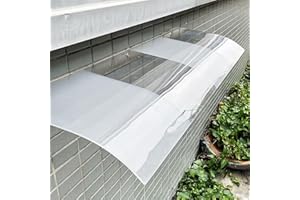 ARTSIM Haustürvordach Vordach für Haustür 40cm 60cm 80cm 120cm 140cm 160cm 200cm 240cm Transparent Überdachung Polycarbonat Pultvordach Türvordach Dach (Size : 40x120cm)