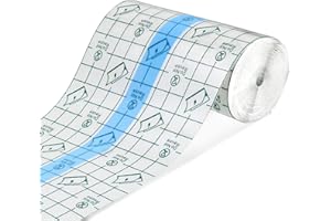 DuEgg Pansement Tatouage Waterproof, Pansement Etanche Medical Impermeable, Film Transparent pour le Sport, les Douches, la Protection des Plaies de Tatouage |15cmx2m