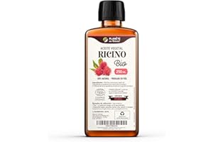 PLANÈTE AU NATUREL Aceite de Ricino Orgánico 250 ml - 100% Puro, Natural y Prensado en Frío - Certificado Cosmos Organic