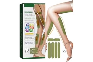 ALELYER Wormwood Leg Stickers, HerbalLegs Parche Adelgazante para Reducir la Celulitis,Herbalfirm Cellulite Reduction Patches,Shaping Beautiful Legs Tightening Leg Muscle Lifting Patch