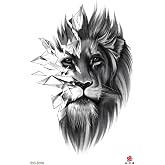 BearPear Aslan Ge&ccedil;ici Kol Bacak Omuz D&ouml;vmesi Unisex Aslan D&ouml;vmesi