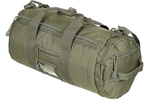 MFH Bolsa de combate MOLLE redonda negra