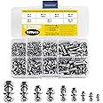 520 Pcs Bolts and Nuts Set, M2 M2.5 M3 M4 M5 Nuts and Bolts Assortment