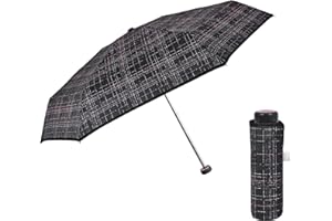 PERLETTI Ombrello Donna Ultra Compatto con Fantasia Militare - Ombrellino Portatile Leggero con Apertura Manuale Resistente - Ombrello Pieghevole Antivento Tondo - Diametro 90 cm
