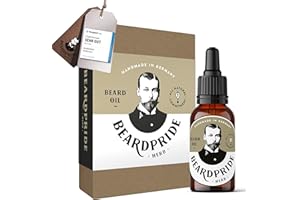‎BEARDPRIDE BEARDPRIDE Bartöl Herren - Herb - Das Original Bart Öl aus dem Barbershop - Unser Bartpflege Öl macht den Bart weich - 100% naturreine Öle - Beard Oil ideale Geschenk für Männer