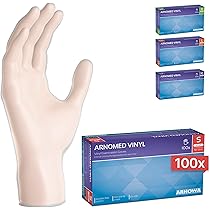 guanti in vinile senza polvere easycare vinyl pf 100 pz - RAM Apparecchi Medicali