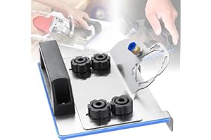 VIDFAIR Angle Grinder Stand for Tile 45° Chamfer Grinder Cutting 45 Degree Angle Tile Grinding Fixed Holder Grind Sturdy Stand Tool Metal Tile Cutting Bracket Chamfering Stand Tool for 100-Type Angle Grinders