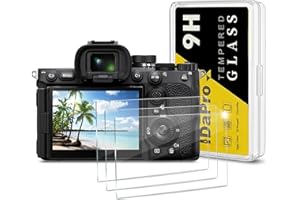 iDaPro Displayschutz schutzfolie für Sony Alpha A7V A7 V A7R V A7RV 7R V A7M5 A7M V Folie Screen Protector 9H Härte Gehärtetes Glas Einfache Installation [3 Stück]