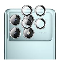 GIOPUEY Kameraschutz Für Xiaomi 14T Pro – Doppelter Schutz Mit Metallring & 9H Glas, Silber, Einfach Montiert
