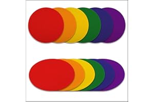 ‎SIR FINLEY MONKEY Sir Finley Monkey Filzuntersetzer rund 10 cm (12 Stück) - Glasuntersetzer Pride Flagge - Tischuntersetzer bunt zum Schutz vor Flecken und Kratzern - pflegeleichtes farbiges Glas untersetzer-Set