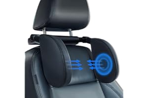 ‎BIBYKIVN Kopfstütze Auto Kinder,nackenstütze auto,360 °Rotation Verstellbarem Auto Kopfstütze Nackenstütze für Kinder & Erwachsene,auto kopfstützen Kissen Memory Foam,Kopfstütze Autositze mit handyhalterhaken