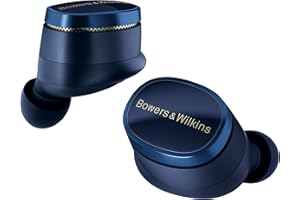Bowers & Wilkins Pi8 Auriculares inalámbricos True Wireless con Bluetooth, AptX, cancelación de Ruido Activa (ANC) y micrófonos Integrados - Midnight Blue