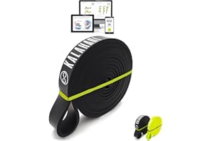 ‎KALAHARI 4 WELLNESS Kalahari Widerstandsbänder Set mit e-Book Übungen auf Deutsch – Fitnessbänder für Krafttraining, Klimmzug, Calisthenics, Yoga, Pilates, Muskelaufbau, Training, Resistance Bands, Klimmzughilfe Band