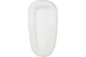 PurFlo Sleep Tight Baby Bed | Safe for Overnight Sleep | Fully Breathable Baby Nest Alternative | Newborn Essentials | 0-8m Scandi Spot