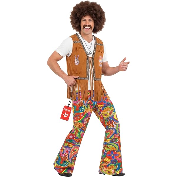 Perruque hippie homme - Années 60 - Magie du déguisement