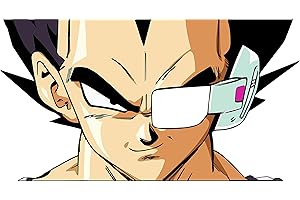 TLDSHOP® - Adhesivo DRAGONBALL Z - Adhesivo para aires acondicionados, muebles, coche, moto - Dragonball z Comics Cartoon Dibujos Animados Sticker: (A color, Vegeta)