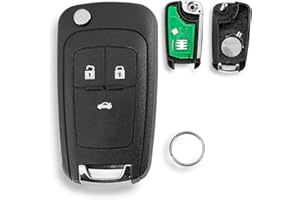 GLOUVDEYZ ID46 Chip 433MHZ 3 Tasten Für Opel Vauxhall Astra J Schlüssel Für Opel Schlüssel Insignia Für Opel Insignia 2012 Schlüssel Für Schlüssel Opel Astra Fernbedienung Schlüssel mit Schlüsselring