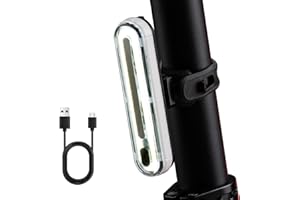 ZEEKPOWA Feu arrière pour vélo Rechargeable USB - Super Lumineuse Lampe arrière vélo à LED Se clipse aisément pour Servir d’Eclairage Arriere Rouge pour Une sécurité optimale à vélo