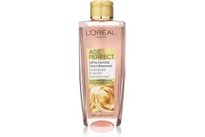L'Oréal Paris Ansiktsrengöring, uppfriskande ansiktsvatten för rengöring och vård, för mogen hud, ålder Perfect, 1 x 200 ml
