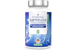 ‎SONNESEE Sonnesee Probiotika Darmsanierung Darmkur darmflora aufbau Darmbakterien akazienfasern hochdosiert 23 Bakterienstämme mit B-Vitaminen Vegan Made in Germany