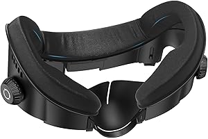 AMVR FC4A Face Cover Pad interfaz Facial Compatible con los accesorios Meta/Oculus Quest 3, cojín de seda de hielo con diseño de ventilación, para Halo Head Strap with Fan (no Compatible con Quest 3S)