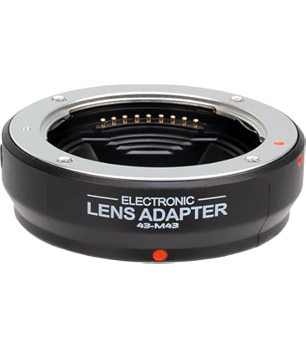 Adaptador De Objetivo 4/3 A Micro 4/3 Con Autofocus - Para Olympus E-M5, Panasonic