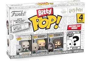Funko Bitty Pop! Harry Potter - Lord Voldemort™, Draco Malfoy™ (Quidditch™), Bellatrix Lestrange™ und eine Überraschungs-Mini-Figur - 0.9 Inch (2.2 cm) Sammlerstück - Geschenkidee