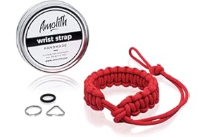 Amolith Kamera-Handschlaufe aus Paracord Flechtmuster: Cobra | Handgelenkschlaufe Kameraschlaufe Kameraband Trageschlaufe | AML-8315