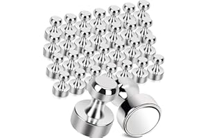 KEUKENKET Neodym Magnete - 28 Stück, 12 mm x 16 mm, Mini Magnete für Whiteboard, Kühlschrank, Pinnwand, Stecktafel, Büro