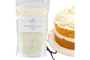 CULPITT SELECT Culpitt Vegan Cake Mix | 1kg | Vanilla Flavour, Easy, Reliable, Delicious, Birthday Cake Mix For Celebration Sponge Cakes & Cupcakes | Made in UK