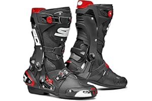 Sidi Rex Air Motorradstiefel Schwarz/Rot