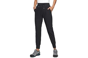 CRZ YOGA Mujer Pantalones de Chándal Cintura Elástica Cordón Jogger Pants Pantalones Casuales Correr con Bolsillos