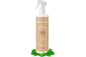 NAUKUA 500ml Engrais Bio Plantes Vertes - Intérieur et Extérieur - Feuilles et Racines Saines, Fortes et Vigoureuses - Fertilisant et Stimulateur de Croissance - Spray Prêt à l'Emploi