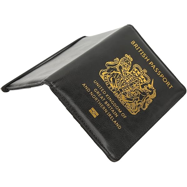 Custodia Per Passaporto Brexit In Pelle PU Blu - Con Protezione RFID, Tante Tasche - 11