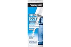‎NEUTROGENA Neutrogena Hydro Boost Intensives Hyaluron Serum, parfümfreie Gesichtspflege mit 2 Formen purer Hyaluronsäure, Gesichtsserum für intensive Feuchtigkeit, für alle Hauttypen geeignet 15 ml