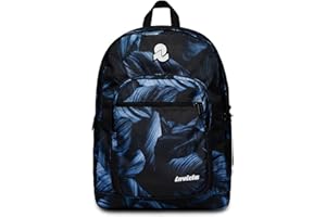 Invicta Zaino JELEK FANTASY, Blu - Doppio Scomparto - Tasca Porta Pc, Tasca Borraccia, Organizer Interno - Zaino Scuola Ragazzi, Tempo Libero - Eco Material