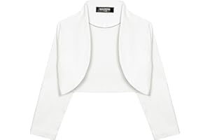 Bolerose Chicas Manga 3/4 Formal Niñas Bolero Cárdigan