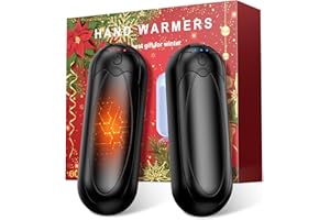 OUTJUT Calentadores de Manos Recargables 2 en 1, 7000mAh Calienta Manos Eléctrico con 3 Niveles de Calor, Calentadores Magnéticos Portátiles, Regalo para Mujeres y Hombres, Navidad