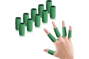10 st Elastiska Fingerskyddsärmar, Fingerskydd Barnsängar Finger Knäpp-på Tummen För Finger Artrit Trigger Svullnad